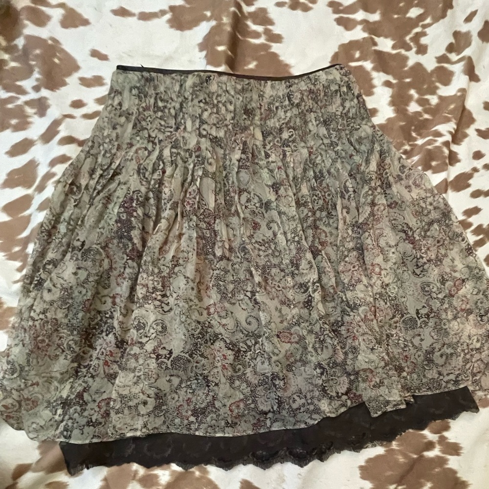 Tahari silk skirt